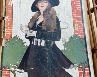1915 McCall's Magazine - Stylish Woman At The Front Door