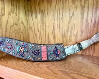 Gurkha Kukri Knife with Decorative Case