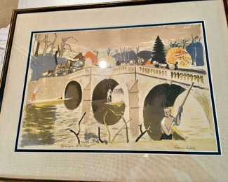 Epreuve d'artiste Lithograph by Edwin La Dell