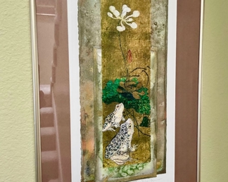 Mixed Media Artwork - Contemplate The Lotus by John 