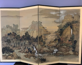 Japanese Foldable Byobu Screen