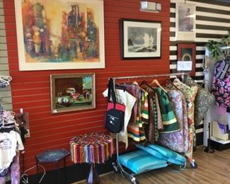 Art, quilts, home decor and more