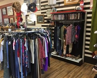 clothing - racks of $1 clothing 