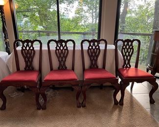 Mahogany chairs
