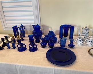 Cobalt glass
