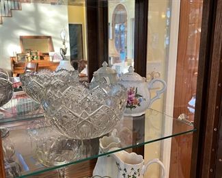 Teapots and crystal