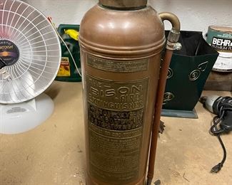 Copper fire extinguisher 