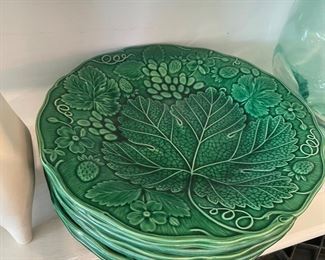 Majolica plates