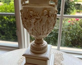 Marble Urn Table Lamp