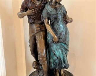 "Lovers" Bronze Sculpture by Luca Madrassi