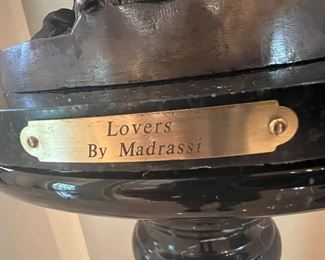 "Lovers" Bronze Sculpture by Luca Madrassi