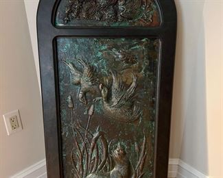 Antique Victorian Copper Relief 