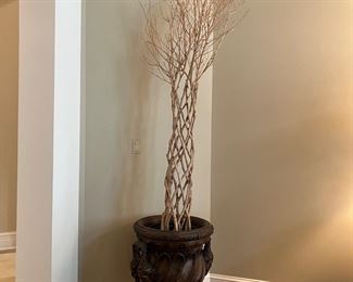 Resin & Plaster Urn/Pot (pr) (22"D x 29-1/2"H)