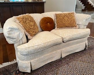 Upholstered Beacon Hill Love Seat by Kindel Furniture (69"W x 40"D x 31" Back Height)