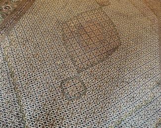 Persian Tabriz Fine Cotton Rug (13'1"L x 10'W)