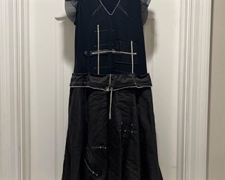 Women's JJ Garella Black Abstract Dress Size 3