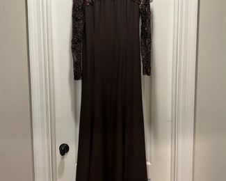 Women's Brown Evening Dress
