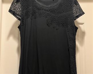 Women's Elie Tahari Lace Shirt Size M