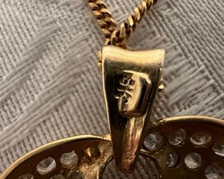 18K Gold Heart Pendant