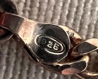 Sterling Silver Necklace With Sterling Silver Girl Pendant