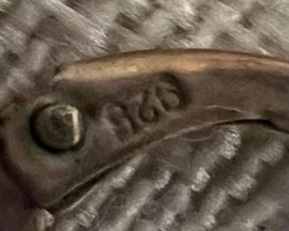 Sterling Silver With Pearl Earrings