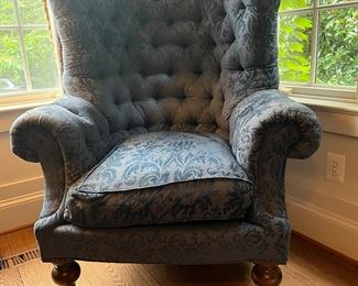 Stanford Plush Armchair (50" Seat Back x 20" Seat Height x 38"W x 32"D x 26" Seat Depth)