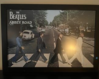 Framed The Beatles "Abbey Road" Album Poster