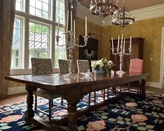 Farmhouse Style Dining Table (48"W x 144"L x 30"H)