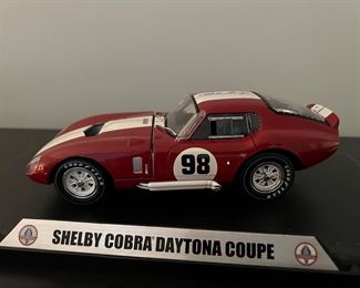 Shelby Collect 1965 Shelby Cobra Daytona Coupe #98 Red with White Stripes 118 Diecast Model Car by Shelby Collectibles SC131