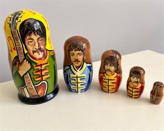 The Beatles Sgt. Pepper Lonely Hearts Club Band Matryoshka Dolls 