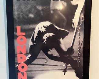 Framed The Clash "London Calling" Poster