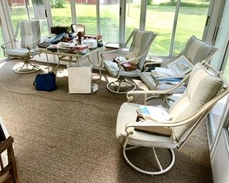 Patio table with 4 chairs