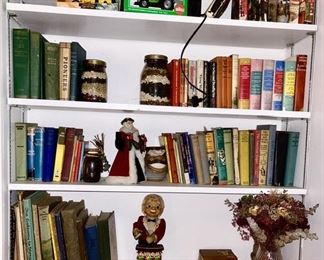 Vintage books (SOME SOLD), misc. decor