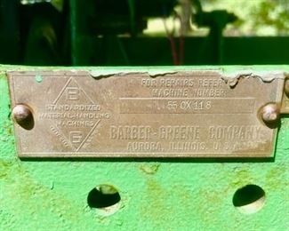 Barber-Greene 50 ID #