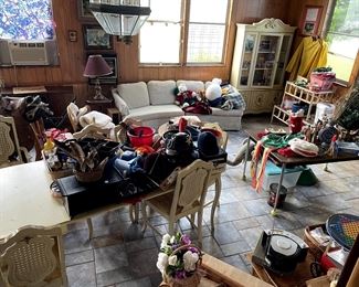 sofa, overview of big room