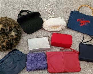 Numerous evening purses