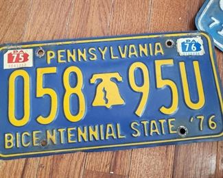 76 Penn plate