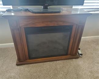 Small electric fireplace