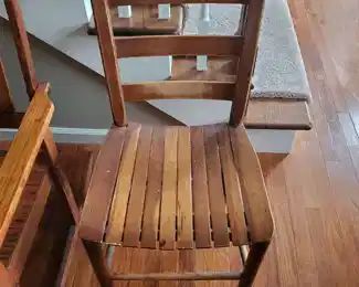 Slate seat chair