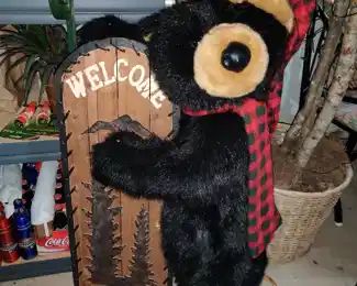 This bear/sled is approx 4' tall