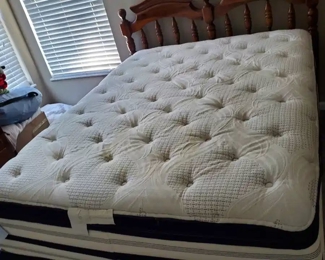 Queen mattress + headboard/frame