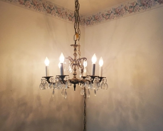 Chandelier, perfect in a girls room or over a dining table