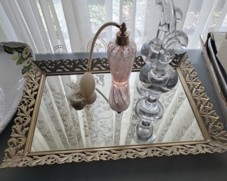 Beautiful perfume bottles