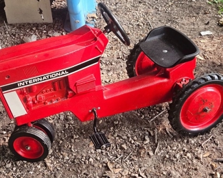 Barely used International child's tractor...