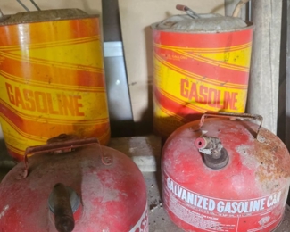 Metal gas cans