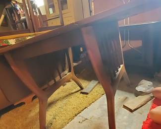 Interesting drop-leaf MCM table