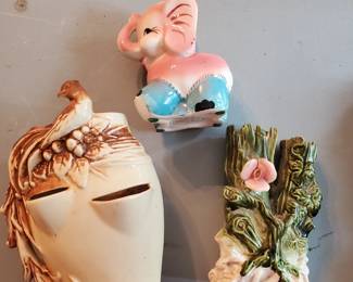 Front left - McCoy vase