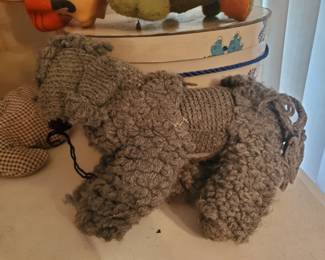 Vintage crocheted poodle