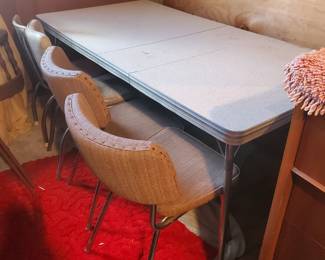 Chrome kitchen table