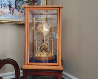 Wood/glass display cabinet